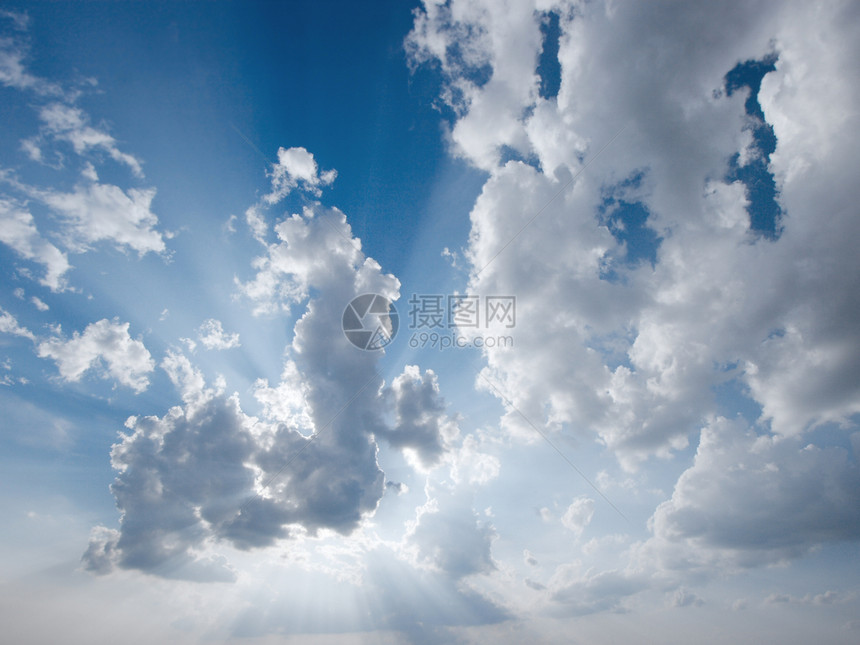 天空生态阳光日光气氛射线编队戏剧性环境蓝色光束图片