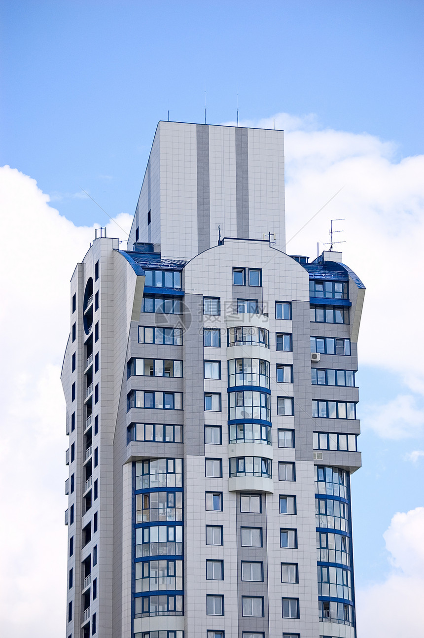 现代办公楼建筑城市财产商业阳光条纹办公室天空强光照片图片