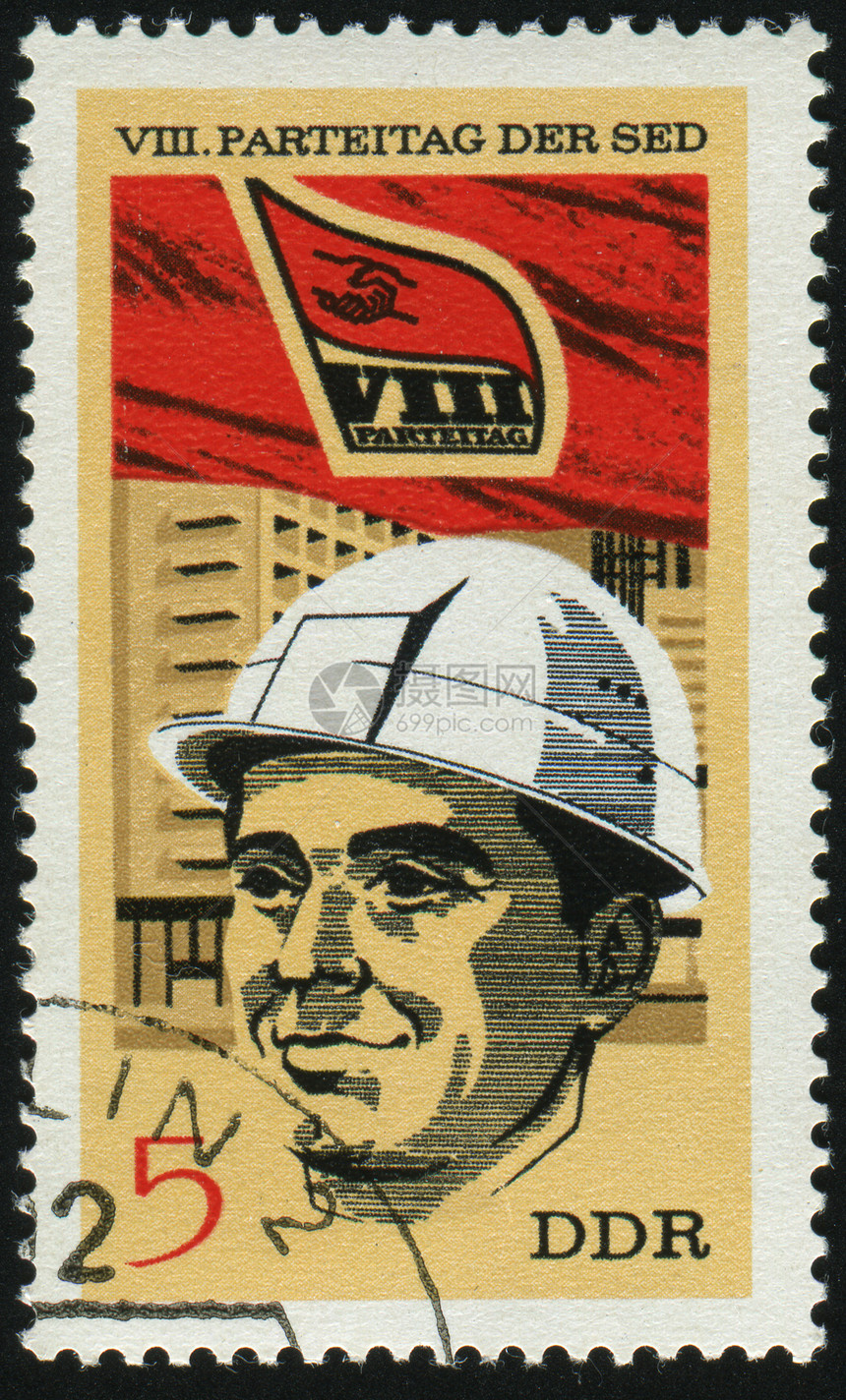邮票建设者建造信封领班男人微笑工作贸易帽子建筑学图片