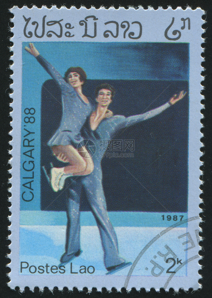 邮票溜冰场男人集邮溜冰者运动舞蹈竞赛身体信封运动员图片