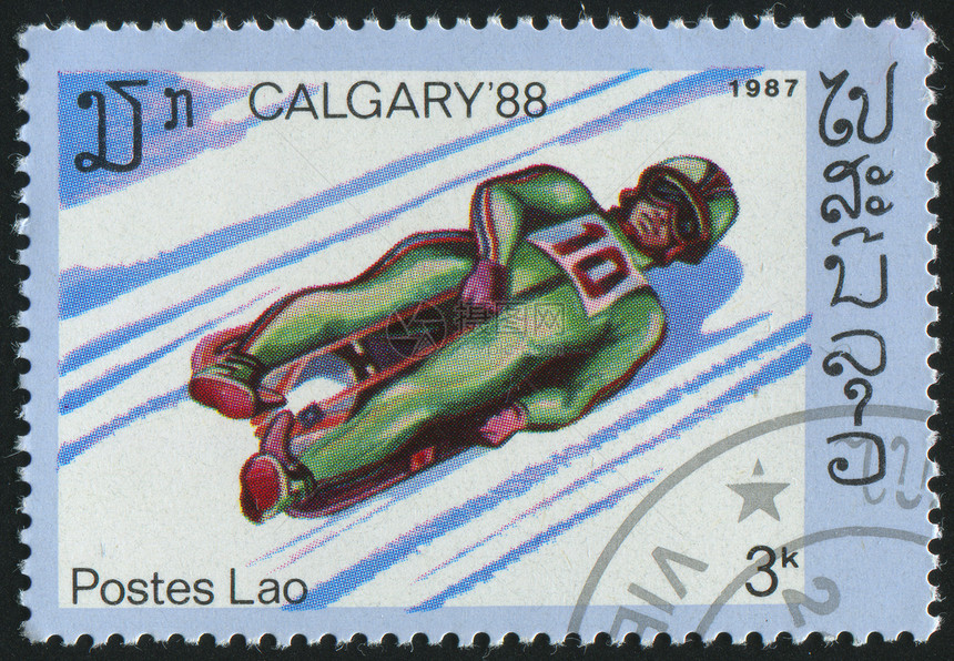 邮票雪橇滑行活力火车地址肾上腺素邮件竞争者邮戳运动员图片