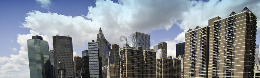 纽约市大楼全景观纽约大厦历史旅游港口女士天空摩天大楼市中心建筑自由反射图片