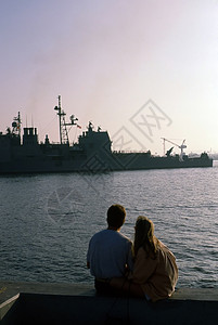 港湾港口海军海洋背景图片