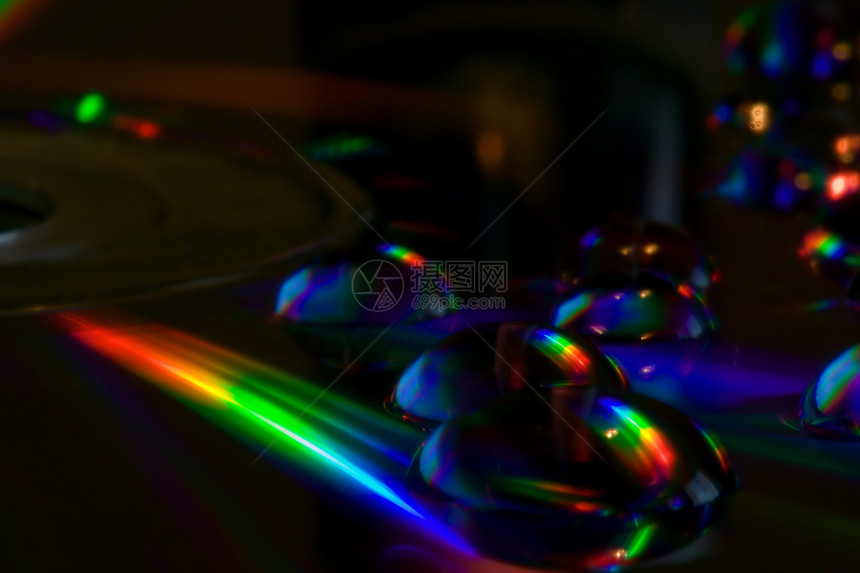 CD 彩虹图片