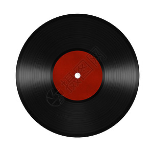 乙烯记录白色黑色圆圈风格复古音乐光盘磁盘塑料标签背景图片