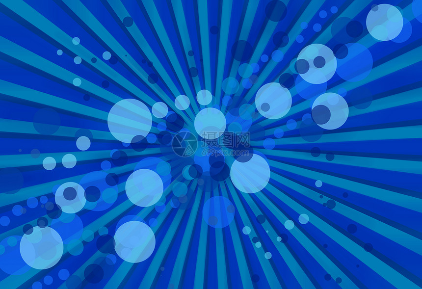 圆环背景插图派对庆典粒子蓝色光谱风格螺旋曲线复古图片