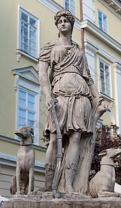 凡尔赛戴安娜女神像高清图片