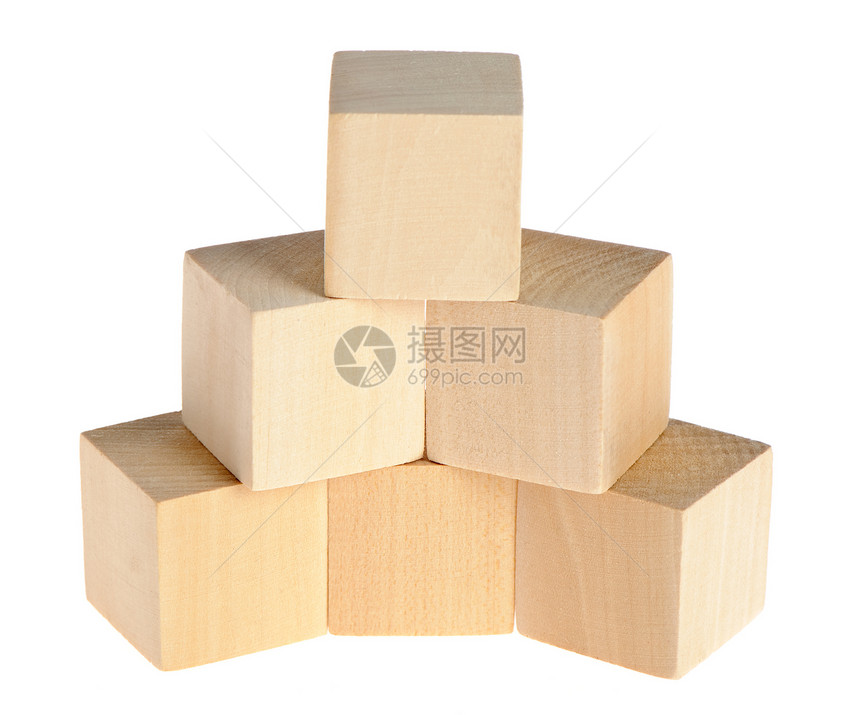 木制立方体的建筑闲暇活动玩具盒子逻辑正方形孩子建造商业童年图片