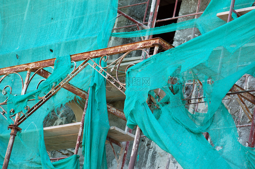 碎片的净额结算金属床单腐蚀金工建筑剥皮废墟衰变建造框架图片