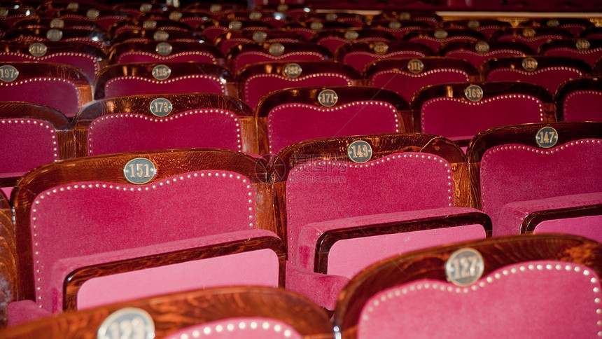 戏剧辅助椅座位音乐会观众会议电影红色数字礼堂艺术剧院图片