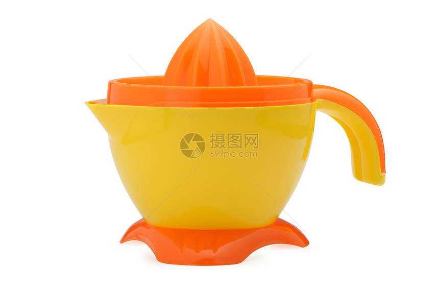 果汁提取器橙子榨汁机工具白色食物用具液体黄色厨房水果图片