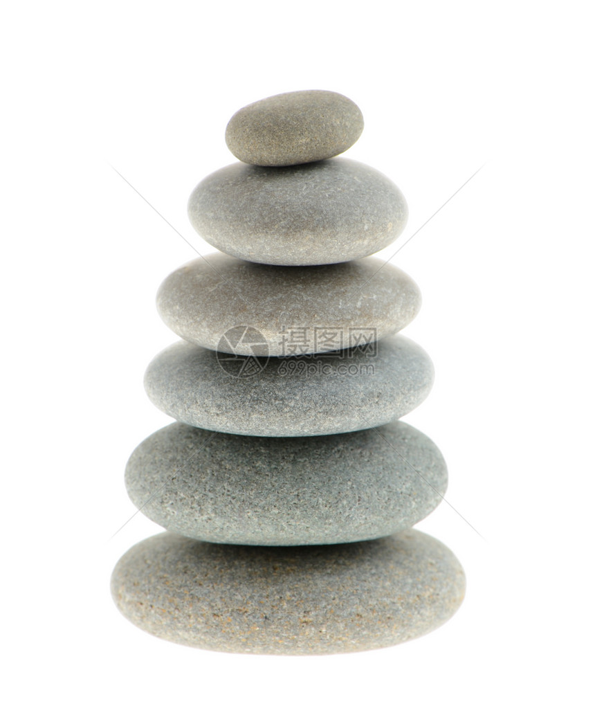 孔洞石头沉思灰色方法平衡白色卵石热带温泉治疗图片