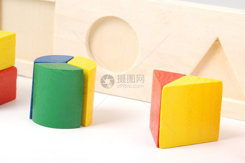 逻辑玩具命令建筑团体童年三角形工艺正方形幼儿园盒子注意力图片