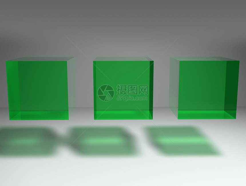 玻璃立方体创造力绿色艺术白色想像力动机技术水晶闲暇正方形图片