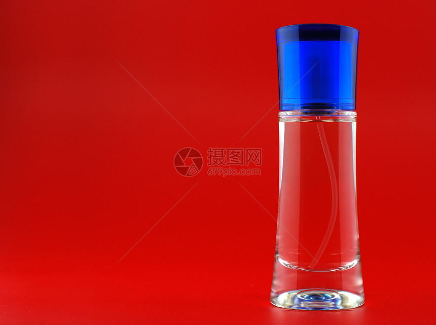 蓝瓶香水礼物奢华麝香香味水晶化妆品玻璃身体女性喷雾器图片