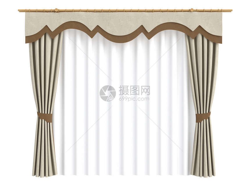 窗帘木头家庭酒店建筑学阳光奢华折叠面纱窗户风格图片
