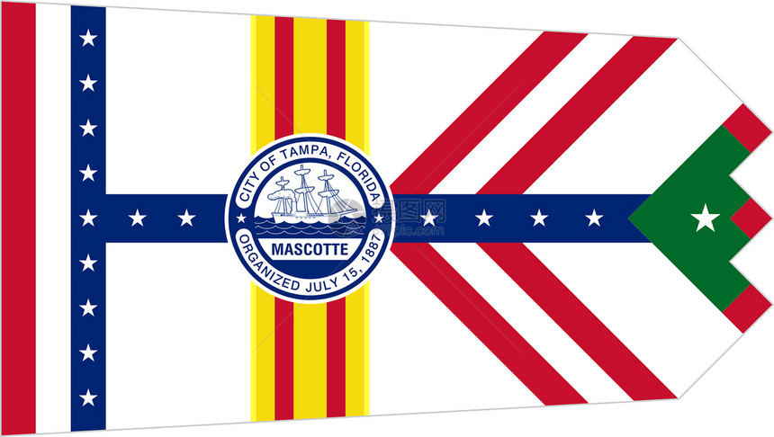 坦帕市旗图片