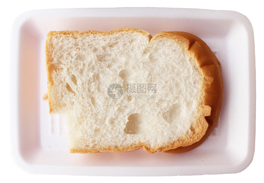 食白面包图片