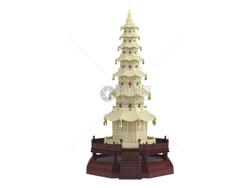 中国天文大厦传统风格遗产插图房子塑像数字艺术木头楼梯图片