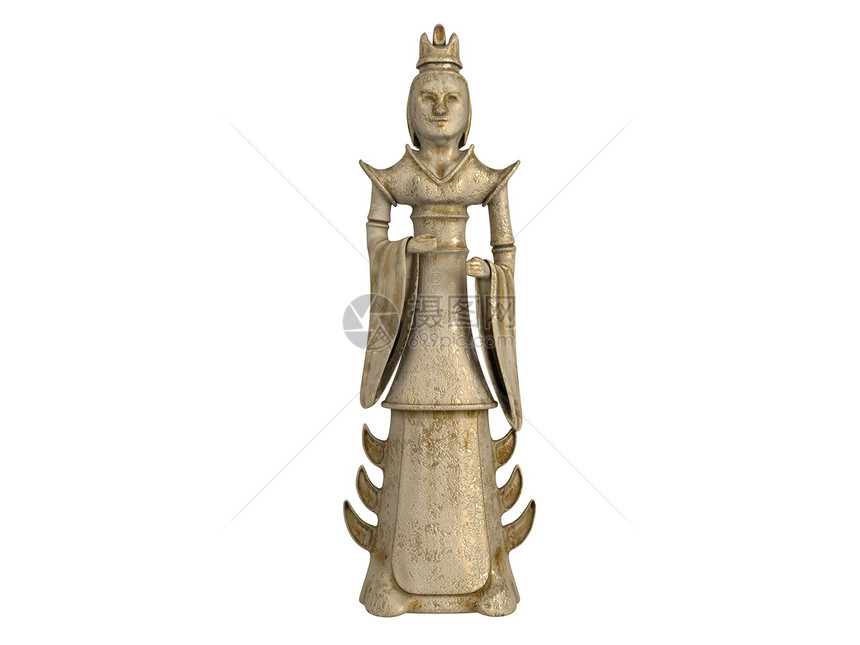 Statuette 调制器宗教风格传统装饰女士文化数字遗产塑像艺术图片