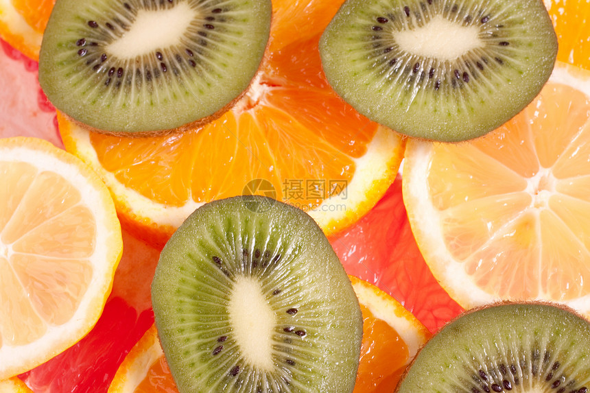 各种水果养分柠檬保健柚子卫生食物热带药品早餐节食图片