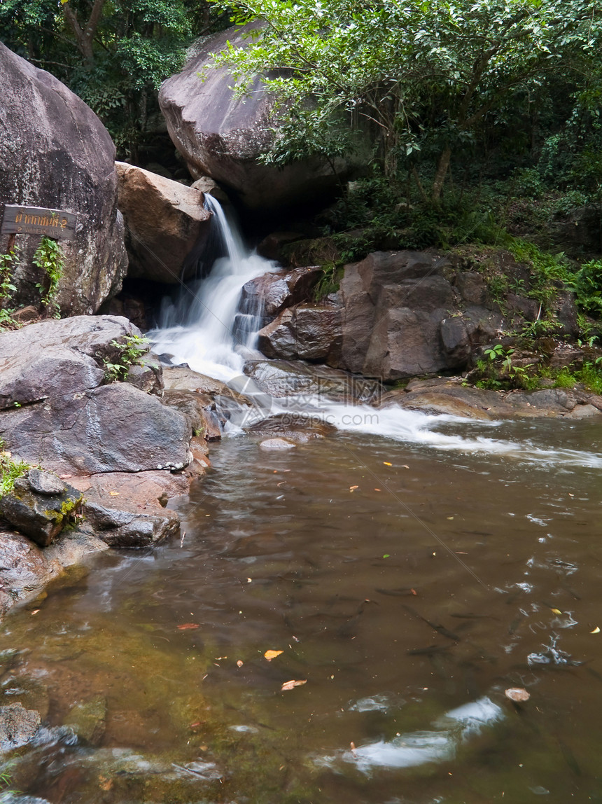 怀阳瀑布发源地水路运河石头公园旅行地面吸引力爬坡岩石图片