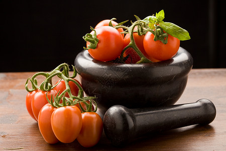 番茄食物营养砂浆烹饪铣削桌子红色蔬菜酱料流浪汉背景图片
