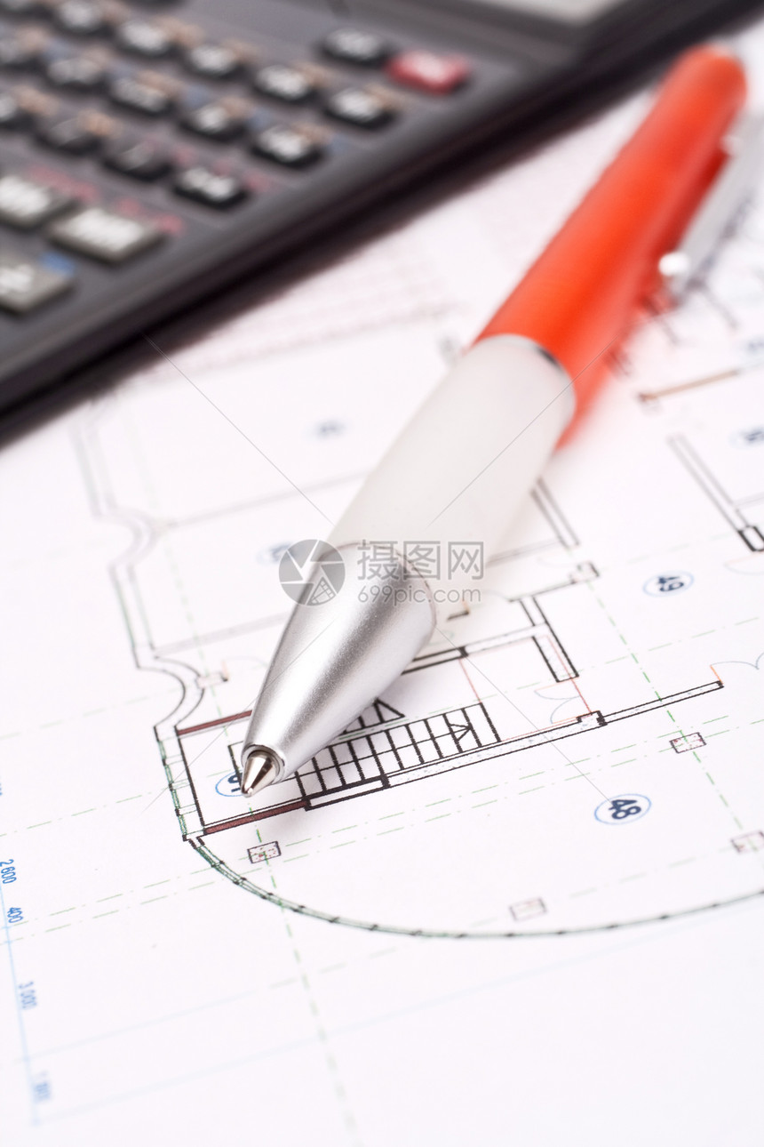 工程和建筑图绘制图设计师草图住宅建设者承包商绘画建造测量草稿设施图片