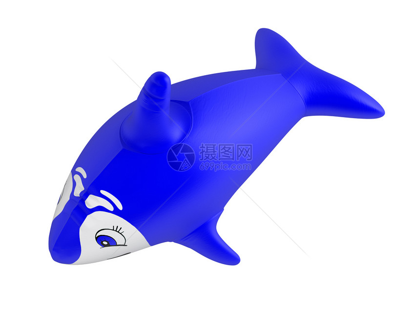 充压海豚闲暇插图玩具运动乐趣游戏娱乐漂浮活力蓝色图片
