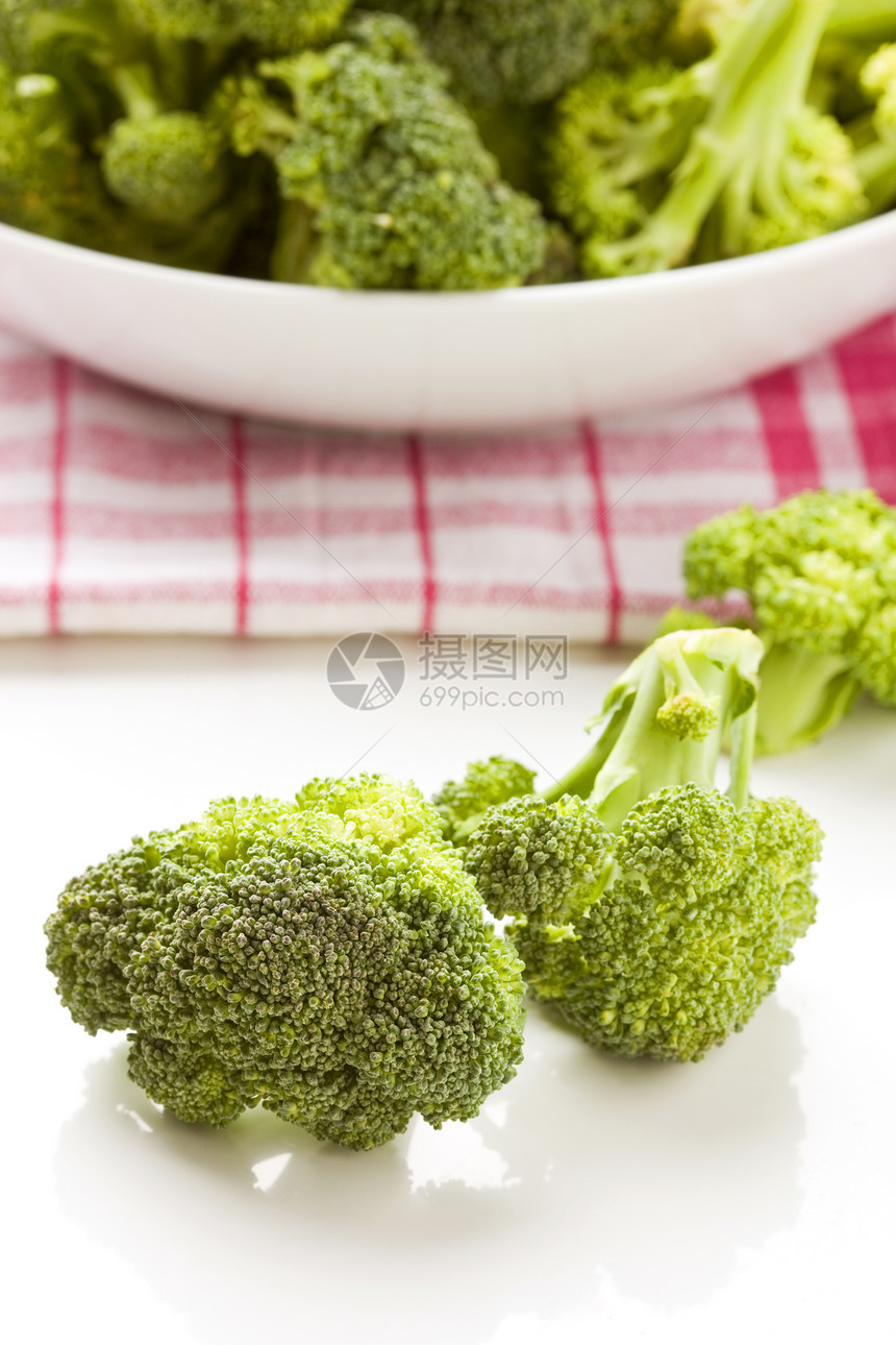 花椰菜食物蔬菜绿色食品素食图片