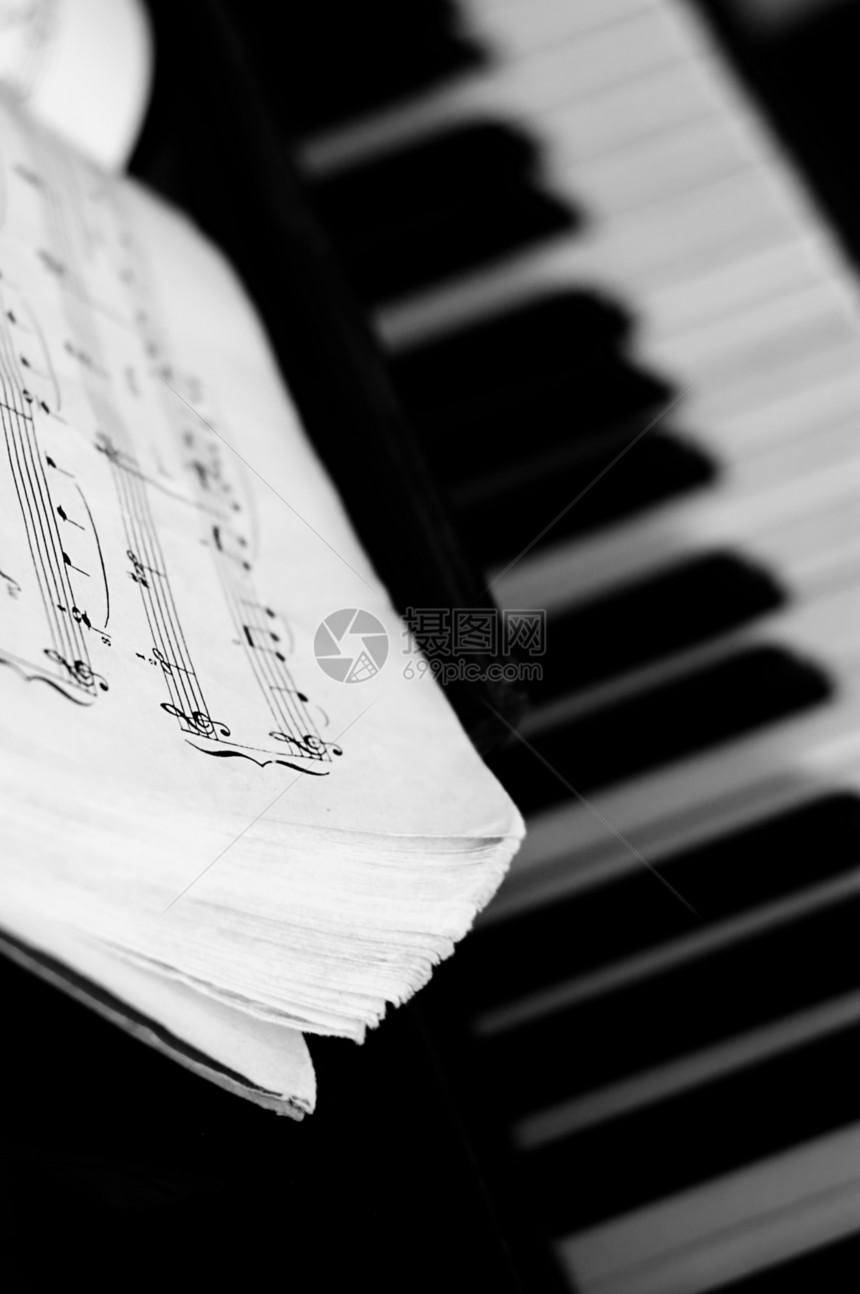 音乐音调钥匙班级键盘训练钢琴教育学校笔记白色作曲家图片