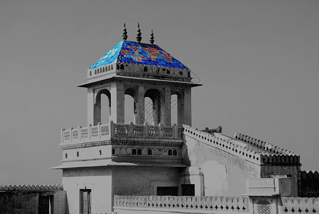 朱纳加尔堡庙宇摄影高清图片