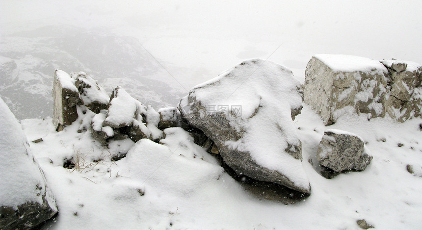 落雪地景观小路旅游冻结旅行风景寒意观光地形冒险图片