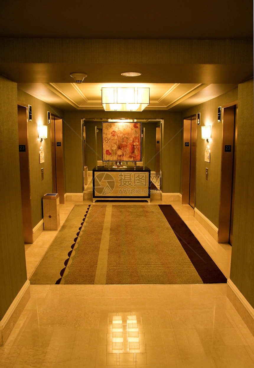 电梯大厅款待假期走廊天花板风格大堂地面房间奢华酒店图片