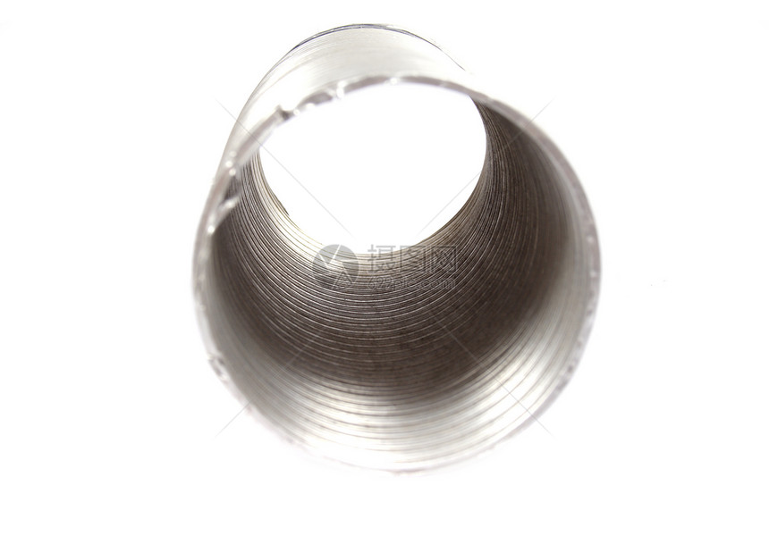 金属管灰色反射调子管道圆柱技术管子材料图片