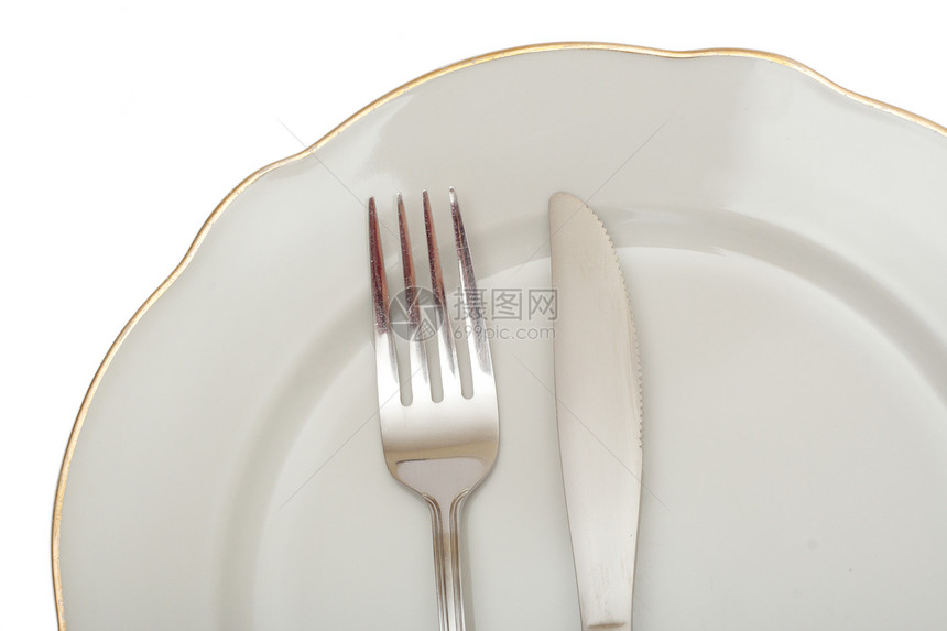 空盘牌桌子刀具菜肴美食午餐环境财富自助餐营养餐具图片