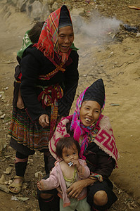 普拉族妇女贫困富拉高清图片