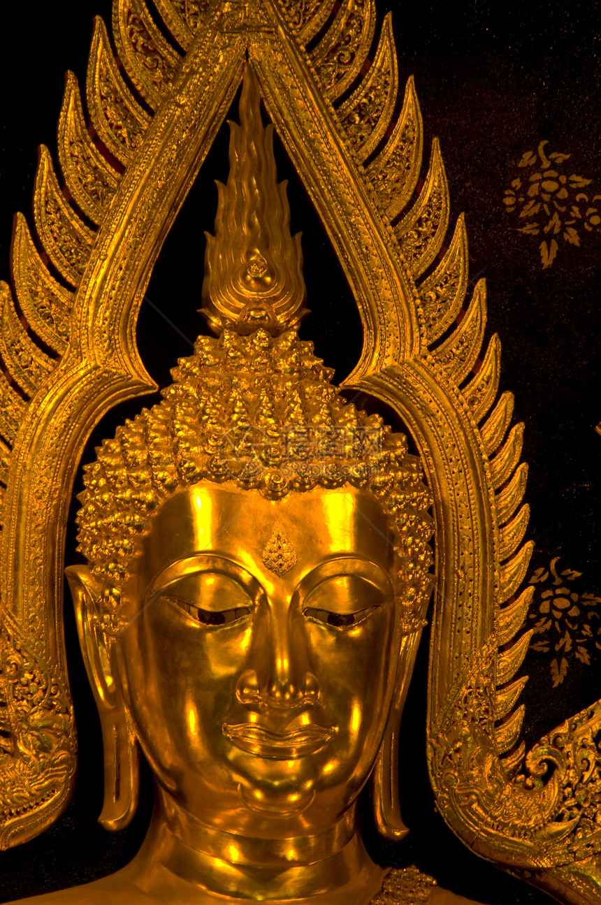 玛哈泰寺寺庙雕塑黑色雕像宗教建筑学文化金子古董信仰图片