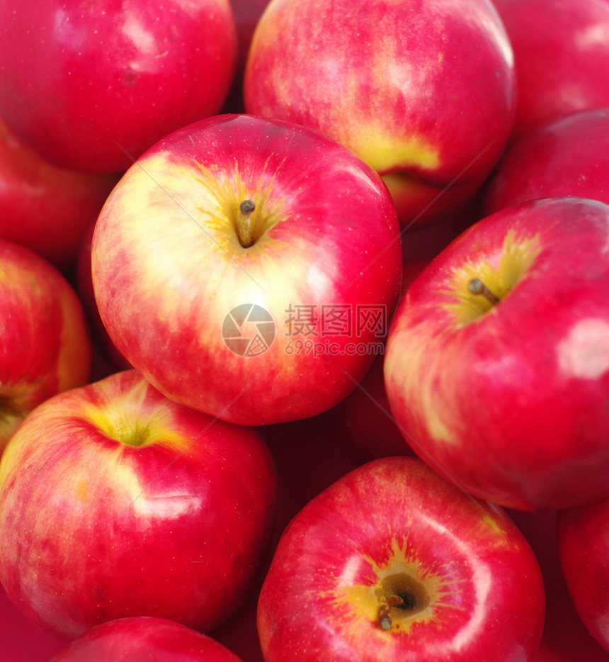 红苹果 背景图片