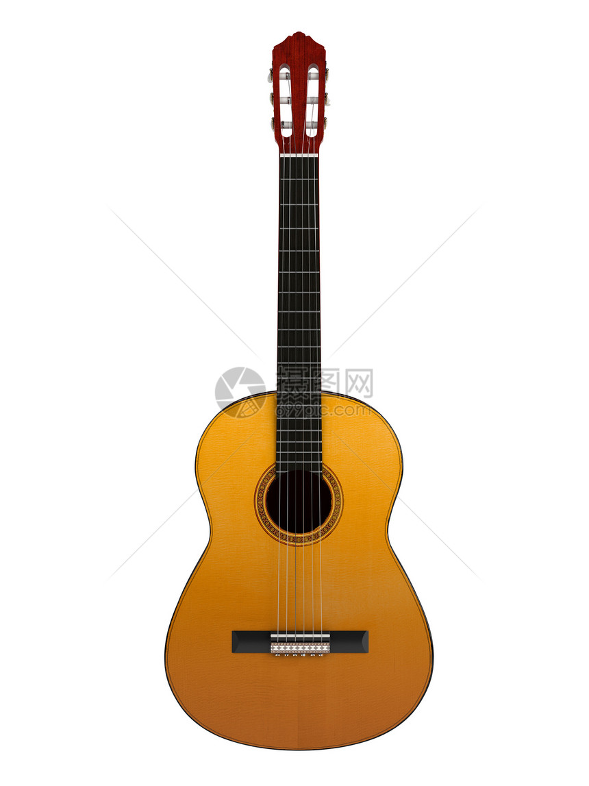 古典吉他木头细绳身体旋律老歌音乐工作室插图乐器民间图片