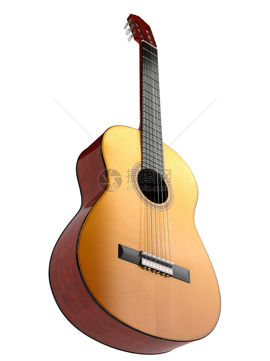 古典吉他音乐文化木头爱好脖子烦恼尼龙身体老歌风格图片
