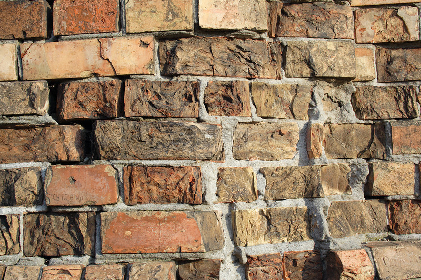 砖墙壁石匠橙子砖块石工建筑师水泥石方黏土石头矩形图片