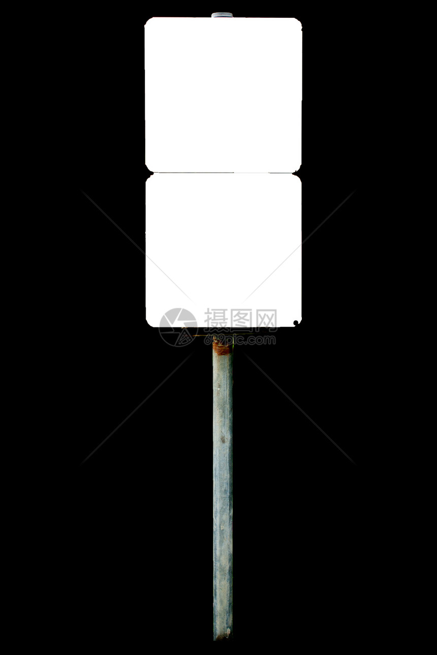 以白色背景孤立在黑色上的横幅 展示木板笔记推介会公告水平建造海报站立者空白图片
