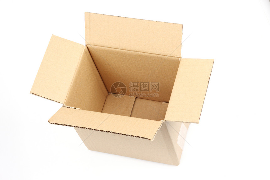 纸板框贮存邮政纸盒送货白色包装回收运输邮件礼物图片