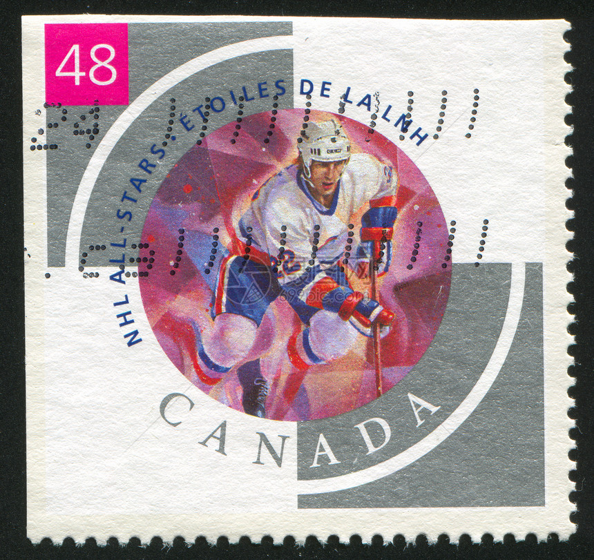 邮票行动运动员集邮溜冰场运动男人海豹邮资冰球历史性图片