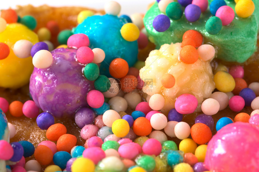 多彩多彩的甜甜糖果球图片
