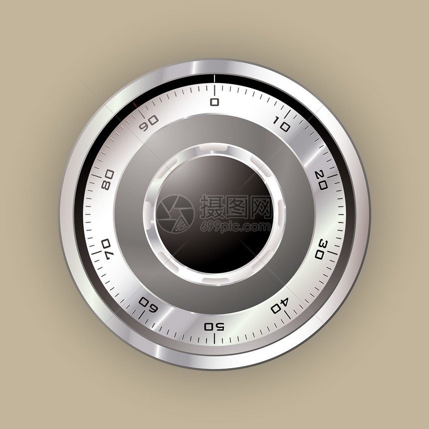 安全拨号商业金融机器金属圆圈数字插图银行业图片