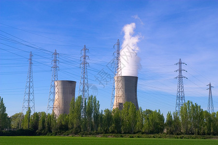 三卡汀放射性法国的放射性建筑学供应冷却电力汽缸原子厂活力生产辐射背景
