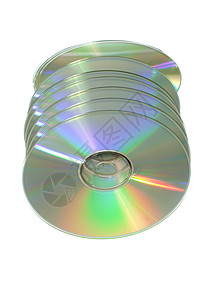 cd 或 dvd 盘片折射光盘彩虹技术半圆光谱灰色白色磁盘电子产品背景图片
