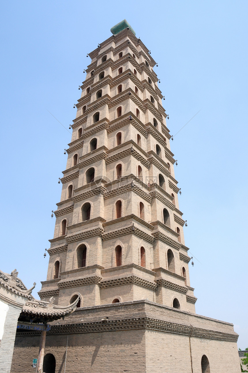 古代塔寺旅游文化遗产建筑宝塔旅行天空观光宗教蓝色图片